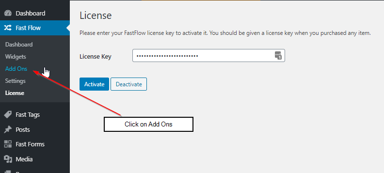 Installing FastMember addon