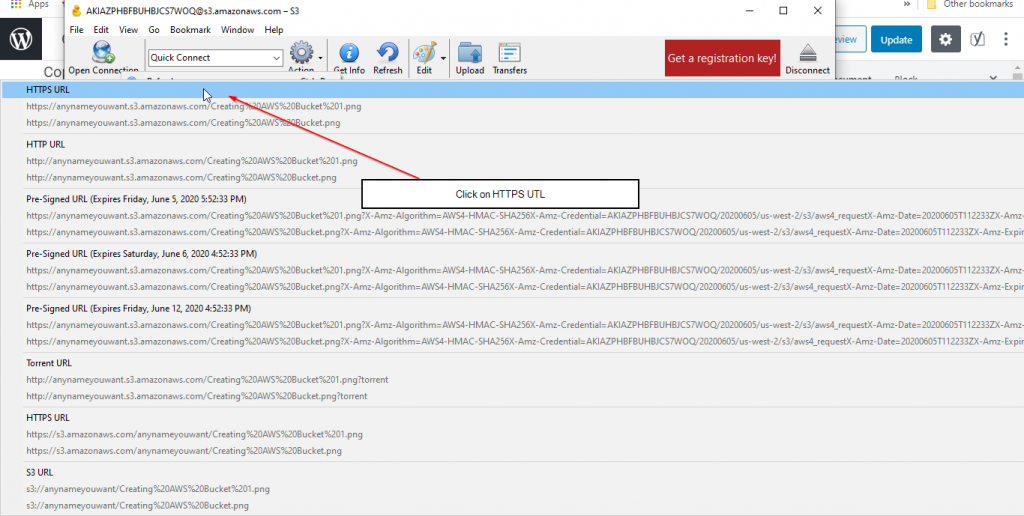 cyberduck fastmember fastflow copying links